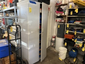 GRAY STORAGE CABINET