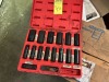 ASSORTED PIECES - 10-PIECE 1/2'' DRIVE SOCKET SET / NAPA 16-PIECE 1/2'' DRIVE SOCKET SET (MISSING 1 PIECE) / NAPA 16-PIECE METRIC 1/2'' DRIVE SOCKET SET - 3