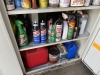 LOT STARTING FLUID, WD40, CONTACT CLEANER, ETC (CONTENTS OF CABINET) - 5