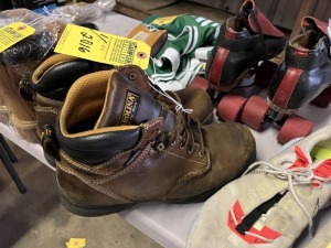 CAROLINA LEATHER WORKBOOTS WITH STEEL TOE - BROWN