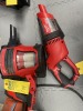 MILWAUKEE COMPACT VACUUMS - 0882-20 / 0850-20 (BOTH NO BATTERIES) (BOTH GOOD CONDITION)