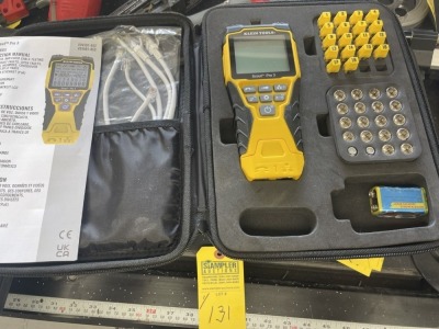 KLEIN TOOLS VDV501-852 SCOUT PRO 3 - FOR VOICE, DATA & CABLE TESTING (2 PINS MISSING - 19 & 20) (LIKE NEW CONDITION)