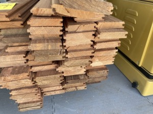 LINEAR FEET MAHOGANY TONGUE & GROOVE WOOD - 56- 8' / 20- 6' / 18-4' (NEW)