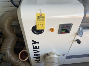 HARVEY GYRO AIR G700 DUAL PROCESSOR DUST COLLECTOR WITH FLEX HOSES & METAL DUCT WORK ASSOCIATED WITH MACHINE (VERY GOOD CONDITION)