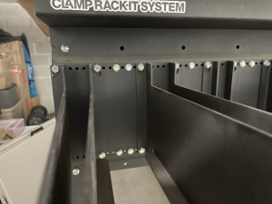 WOODPECKERS CLAMP RACK-IT SYSTEM ON WHEELS - DOUBLE SIDED / MADE OF STEEL (NO CONTENTS)