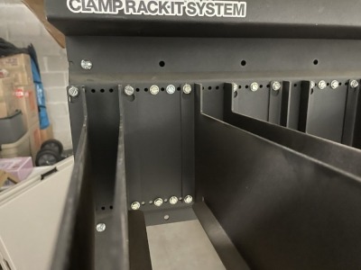 WOODPECKERS CLAMP RACK-IT SYSTEM ON WHEELS - DOUBLE SIDED / MADE OF STEEL (NO CONTENTS)