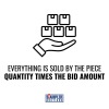 EVERYTHING IS SOLD BY THE PIECE - QUANTITY TIMES THE BID AMOUNT - 2