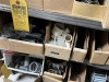 SHELVES - SPRINGS, WATER CONNECTIONS, HOSE FITTINGS, CASTERS, ETC - 9