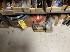 BINS / BOXES ASSORTED DRYER BELTS, GE DISHWASHER HOSES & MORE