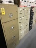 ASSORTED FILE CABINETS WITH 4 DRAWERS