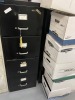 ASSORTED FILE CABINETS WITH 4 DRAWERS