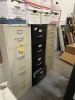 ASSORTED FILE CABINETS WITH 4 DRAWERS - 3