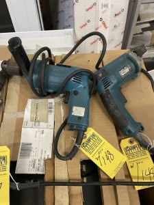 ASSORTED MAKITA CORDED DRILLS - 1- 6827 / 1- UNKNOWN