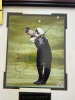 FRAMED PICTURES & SCHEDULE - AUGUSTA NATIONAL #13 - SIGNED ADAM SCOTT (2008 MASTERS) - 36x17 - 2