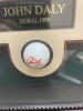 FRAMED SHADOW BOX - JOHN DALY - DORAL 1999 - 24x17 - 4