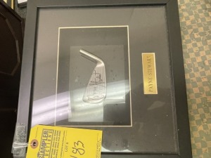 GOLF CLUB TIP - SIGNED PAYNE STEWART - 11x12