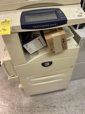 XEROX COPY CENTER C123 WITH SPARE TONER CARTRIDGE