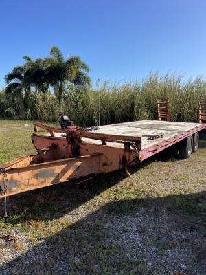 2005 ANDERSON DOVETAIL FLATBED TRAILER - VIN #4YNBN25285C032788 - 8x25 ***TITLED ASSET***ADDITIONAL FEES APPLY FOR TRANSFER TITLE/TAG***