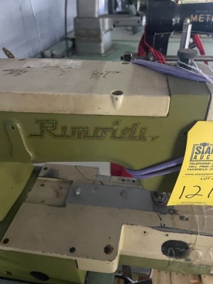 RIMOLDI 17A-10-3MD-02 SEWING MACHINE WITH TABLE & MOTOR