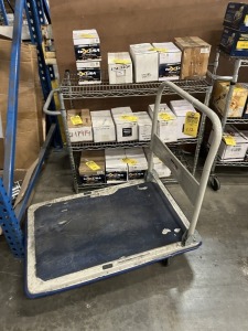 FOLDING HANDLE PLATFORM TRUCK - 24''x36'' (NEEDS 2 SCREWS IN HANDLE)