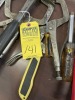 ASSORTED HAND TOOLS, CLAMPS, HAMMERS, ETC - 2
