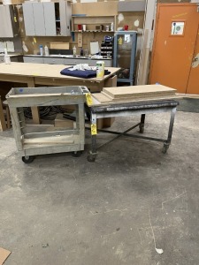 ASSORTED ROLLING TABLES & CARTS