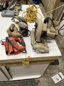ASSORTED POWER TOOLS - RIDGID / DEWALT / SKIL / BLACK & DECKER