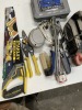 ASSORTED HAND TOOLS - SAW, HAMMER, SIDE CUTTER, ETC - 3