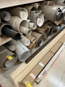 ASSORTED ROLLS VENEER (BOTTOM SHELF & FLOOR)
