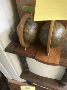 PAIR GLOBE BOOKENDS