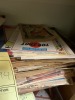 LOT OLD NEWSPAPERS, MAGAZINES, CALENDARS, ETC - 2