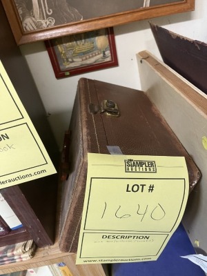 ANTIQUE CASE WITH LOCK (LOCKED)