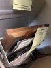 ARTWORK, PICTURES, ETC WITH PLASTIC BIN