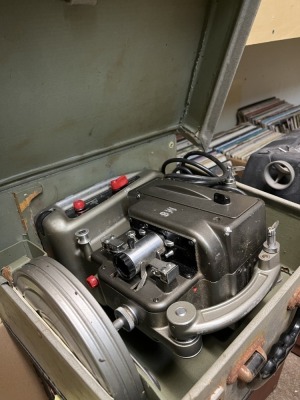 BOLEX 8mm FILM PROJECTOR WITH CASE (1950's)