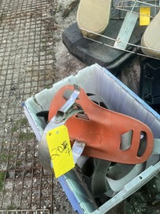 ASSORTED SCUBA GEAR - 2- TANKS / 4- TANK HOLDERS