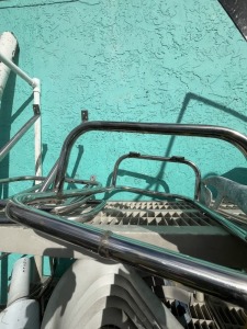 ASSORTED PIECES - 2- JUMP SEAT FRAMES / 1- LIFE RAFT STAND