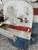 SMALLER IRON TUGBOAT DOOR - RED, WHITE & BLUE - 2