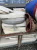 LOT ASSORTED BOAT CUSHIONS - 2