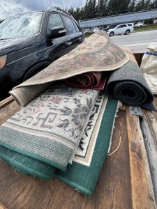 ASSORTED RUGS (INSIDE 2194)