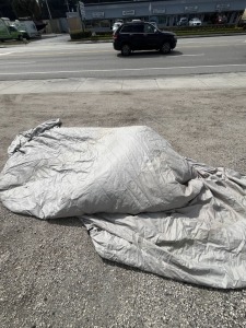 BOAT COVER - APPROXIMATELY 20' BOAT (INSIDE 2194)