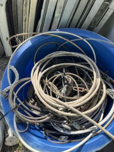 BUCKET SAFETY WIRE, CABLES, ETC