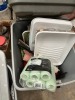 LOT ASSORTED PAINT ITEMS - ROLLERS, TRAYS, TROWELERS, PAINT, ETC - 5
