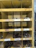 KAR PRODUCTS YELLOW 136-BIN BOLT BIN WITH CONTENTS - NUTS, BOLTS, WASHERS, ETC - 4