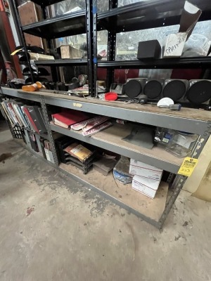 TEAR DROP SHELVING UNITS WITH 2 SHELVES