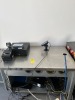 STAINLESS STEEL CASH COUNTER WITH 4 CUP DISPENSERS & POS (VERIFONE, HP, EPSON, ETC) - 4'L x 33''D x 34''H