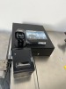 STAINLESS STEEL CASH COUNTER WITH 4 CUP DISPENSERS & POS (VERIFONE, HP, EPSON, ETC) - 4'L x 33''D x 34''H - 3
