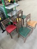 ASSORTED COLOR CHAIRS - 2