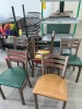 ASSORTED COLOR CHAIRS - 3