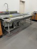 SANDWICH COLD UNIT - 102''L x 3'D (GLASS HAS SOME CHIPS & CRACKS)