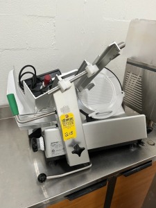 BIZERBA SLICER WITH BLADE SHARPENER, MANUAL & MORE